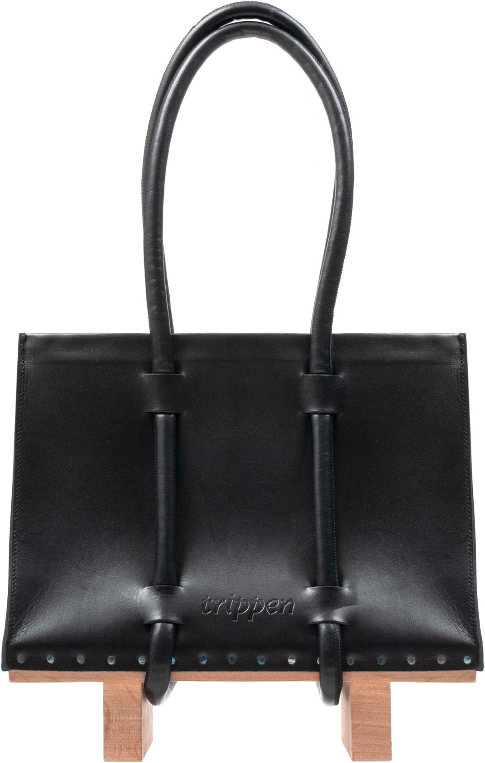 [trippen] H-Bag ( black-wax/black-waw )