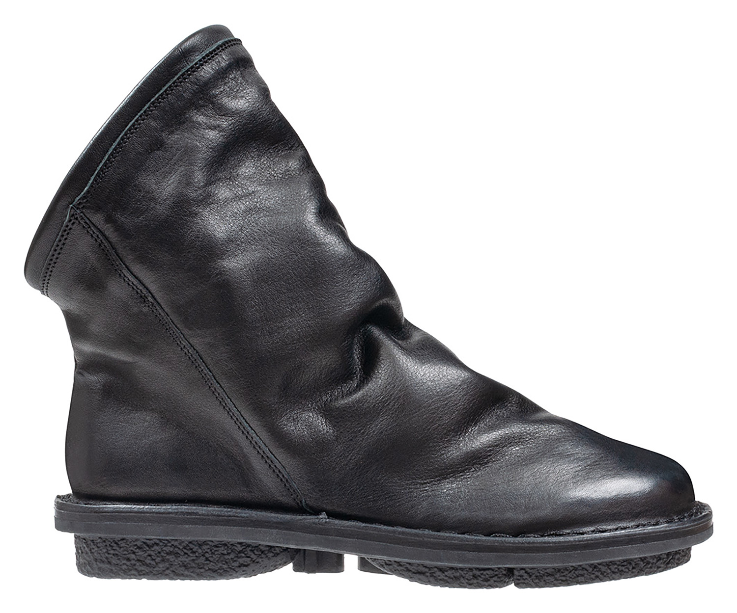 [trippen] Bomb f ( black-sat/black-wax )