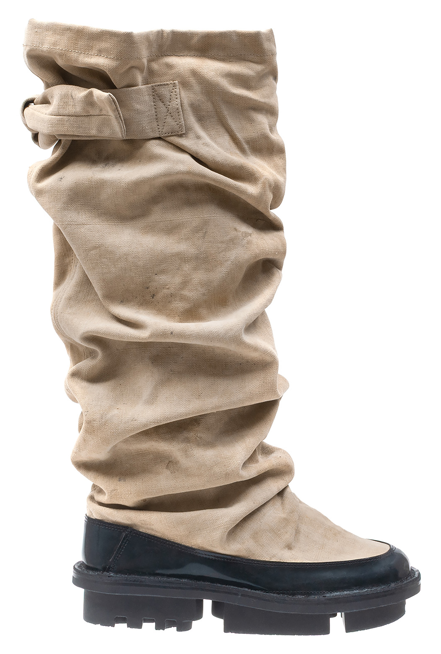 [trippen] Camp f ( black-rub/sand-mpc )