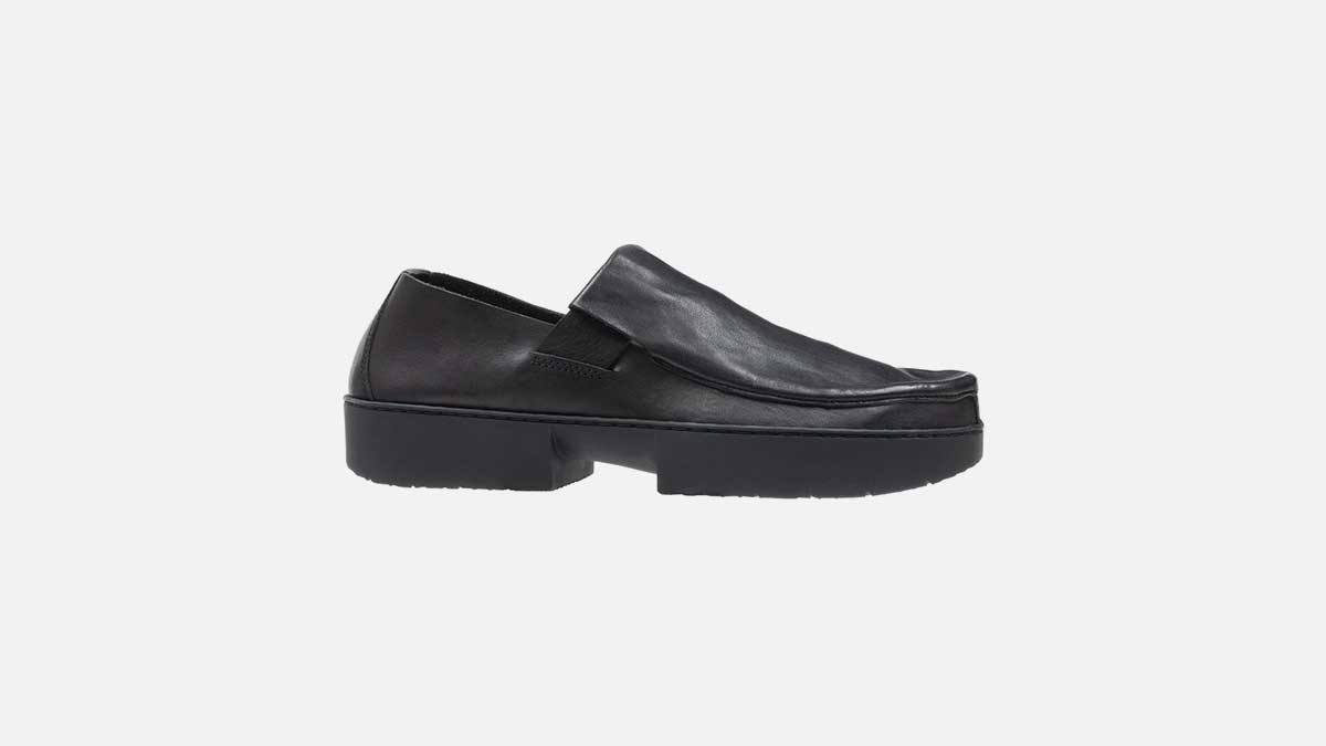 新品 70,400円 trippen LOYAL レザーローファー Loyal m ( black-waw/black-sat ) | trippenオフィシャルサイト